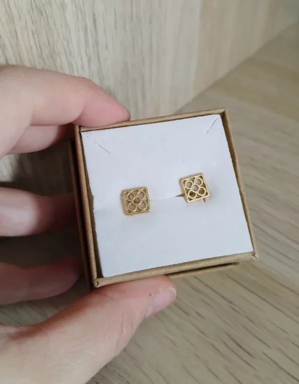 Pendientes Panot Hueco Dorado