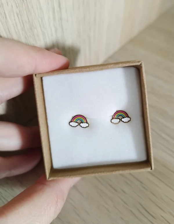Pendientes Arcoiris Nube