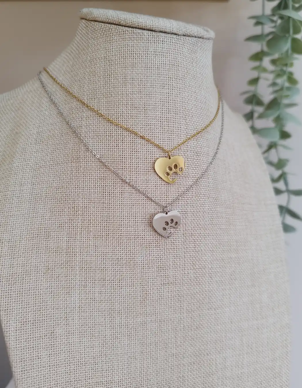 Collar Huella Corazón