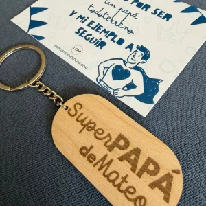 Llavero Superpapá