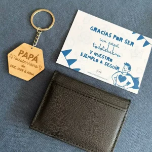 Pack Tarjetero+Llavero Papá Todoterreno