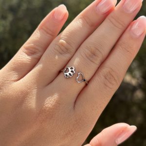 Anillo Huellita&Corazón
